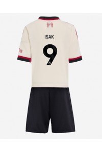 Liverpool Alexander Isak #9 Jalkapallovaatteet Lasten Vieraspeliasu 2025-26 Lyhythihainen (+ Lyhyet housut)
